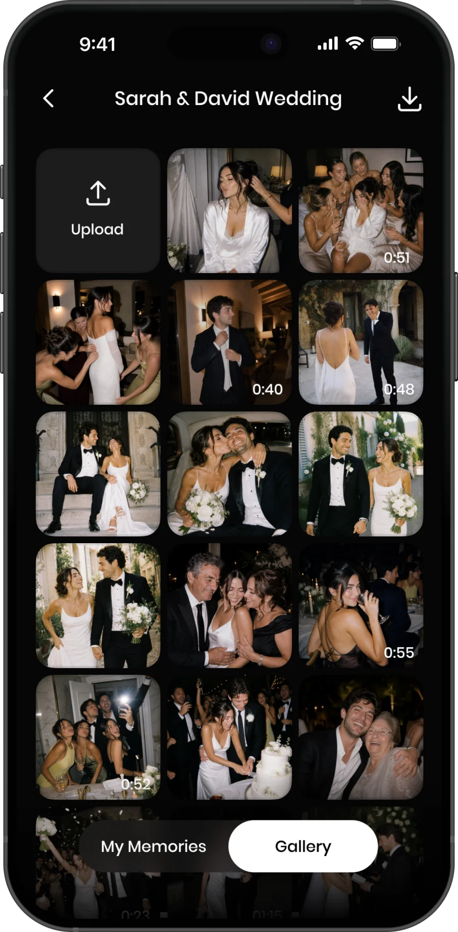 PartyCam gallery view